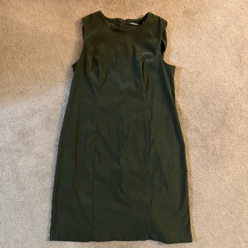 Olive Green Velvet Sleeveless‎ Dress Fairycore, Whimsigoth aesthetic. FLAW
